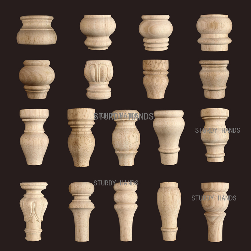 Furniture Hardware Replacement - 1pc Furniture Round Solid Wood Table