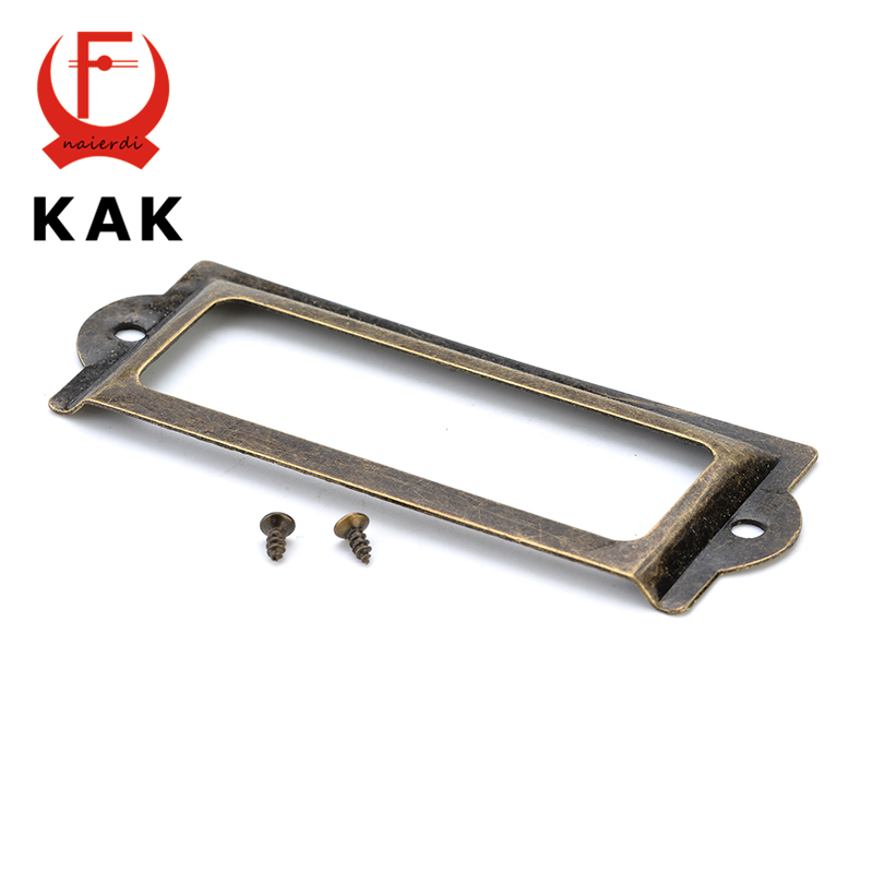 Furniture Hardware Names - 10pcs KAK 82*30mm Handle Antique Brass