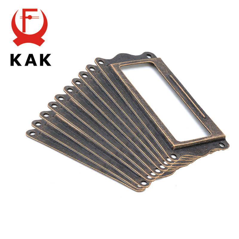 Furniture Hardware Names - 10pcs NED Antique Brass Handle 64*32mm