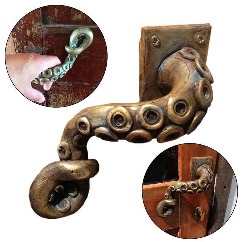 Furniture Hardware Drawer Pulls - Vintage Octopus Door Knob Outdoor Hook