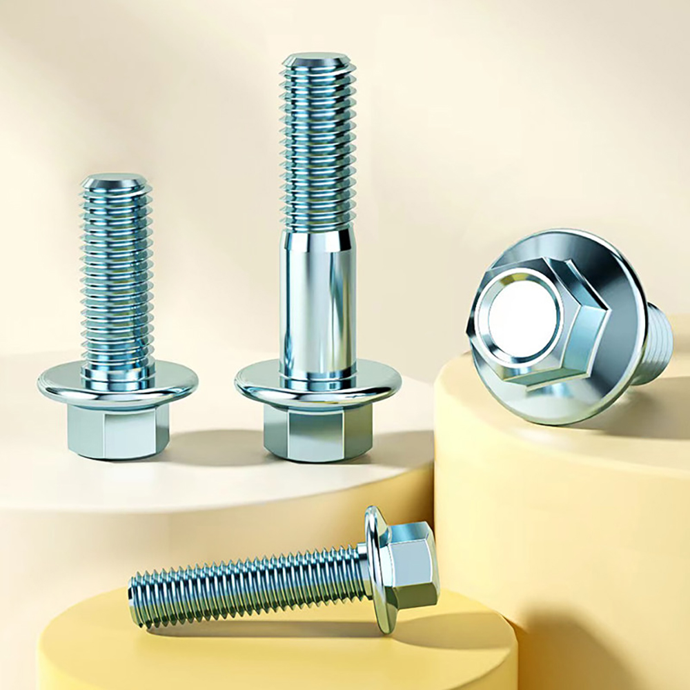 Furniture Grade Hardware - 8.8 Grade Zinc Plated Hexagonal Flange