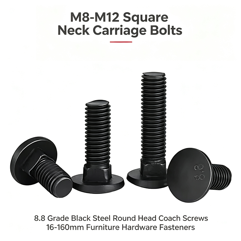 M8-M12 Square Neck Carriage Bo - Furniture Grade Hardware 评论和价格