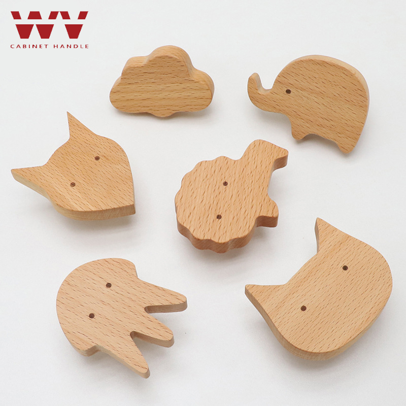WV Wooden Door Handles Animal  - Furniture Hardware Drawer Pulls 评论和价格