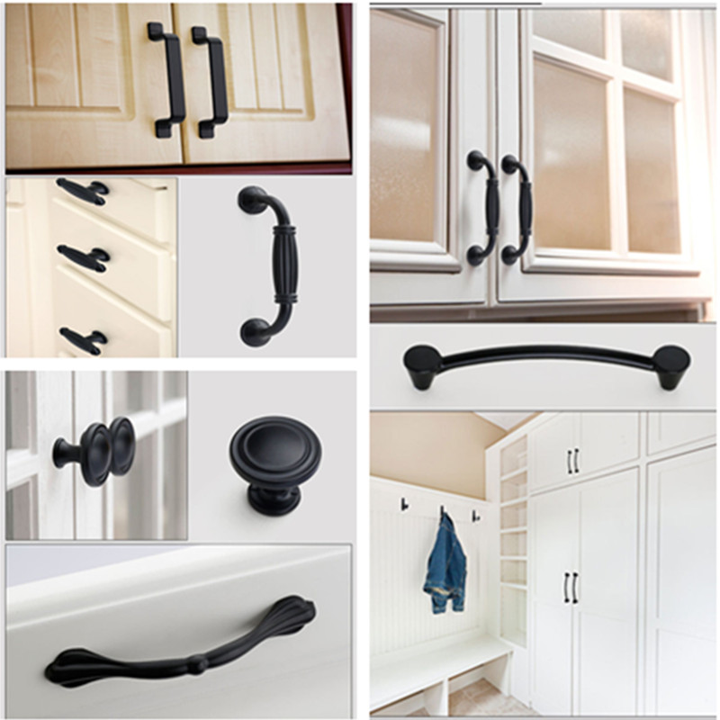 Black Handles for Furniture Ca - Furniture Hardware Drawer Pulls 评论和价格