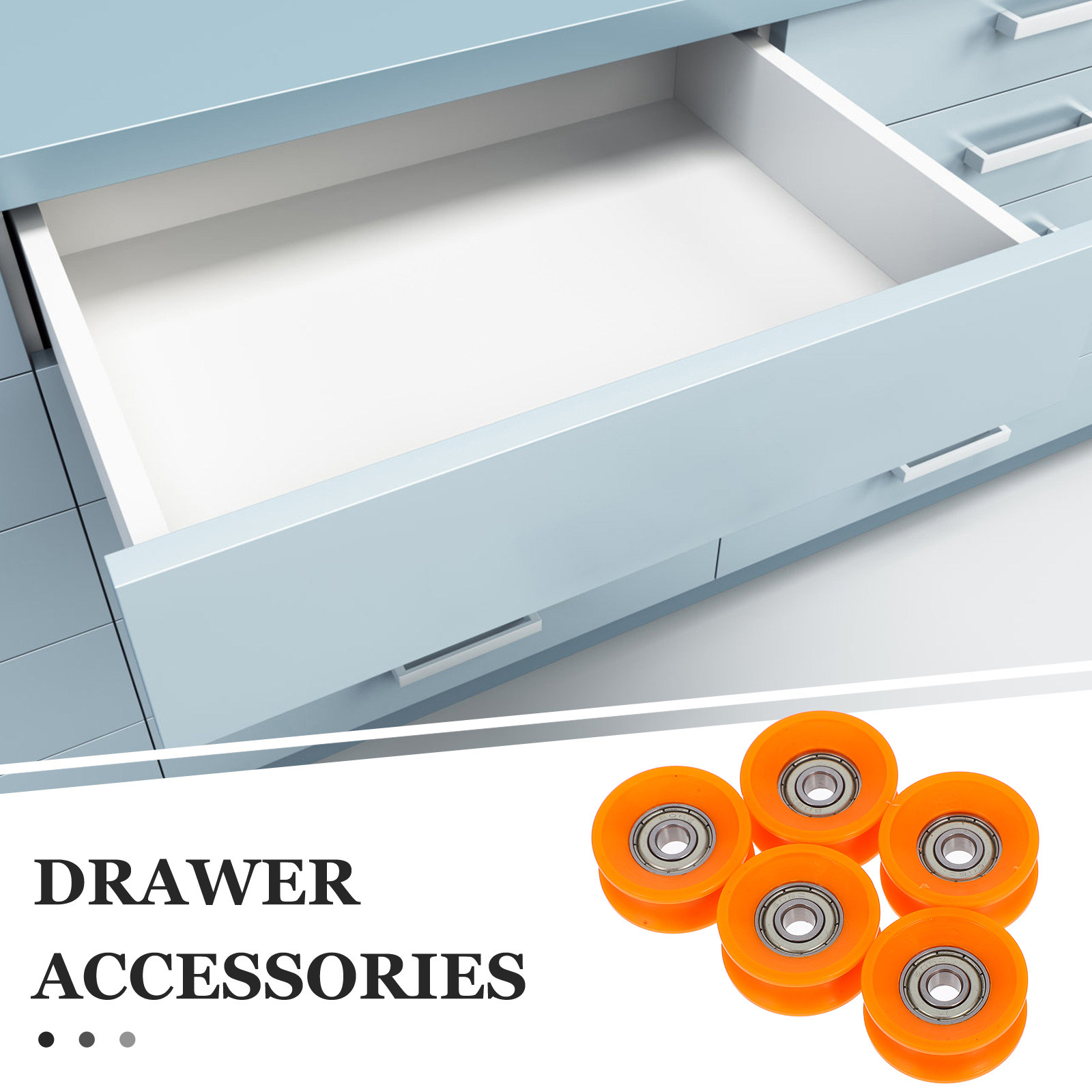 5Pcs U-Groove Nylon Sliding Do - Furniture Hardware Replacement 评论和价格