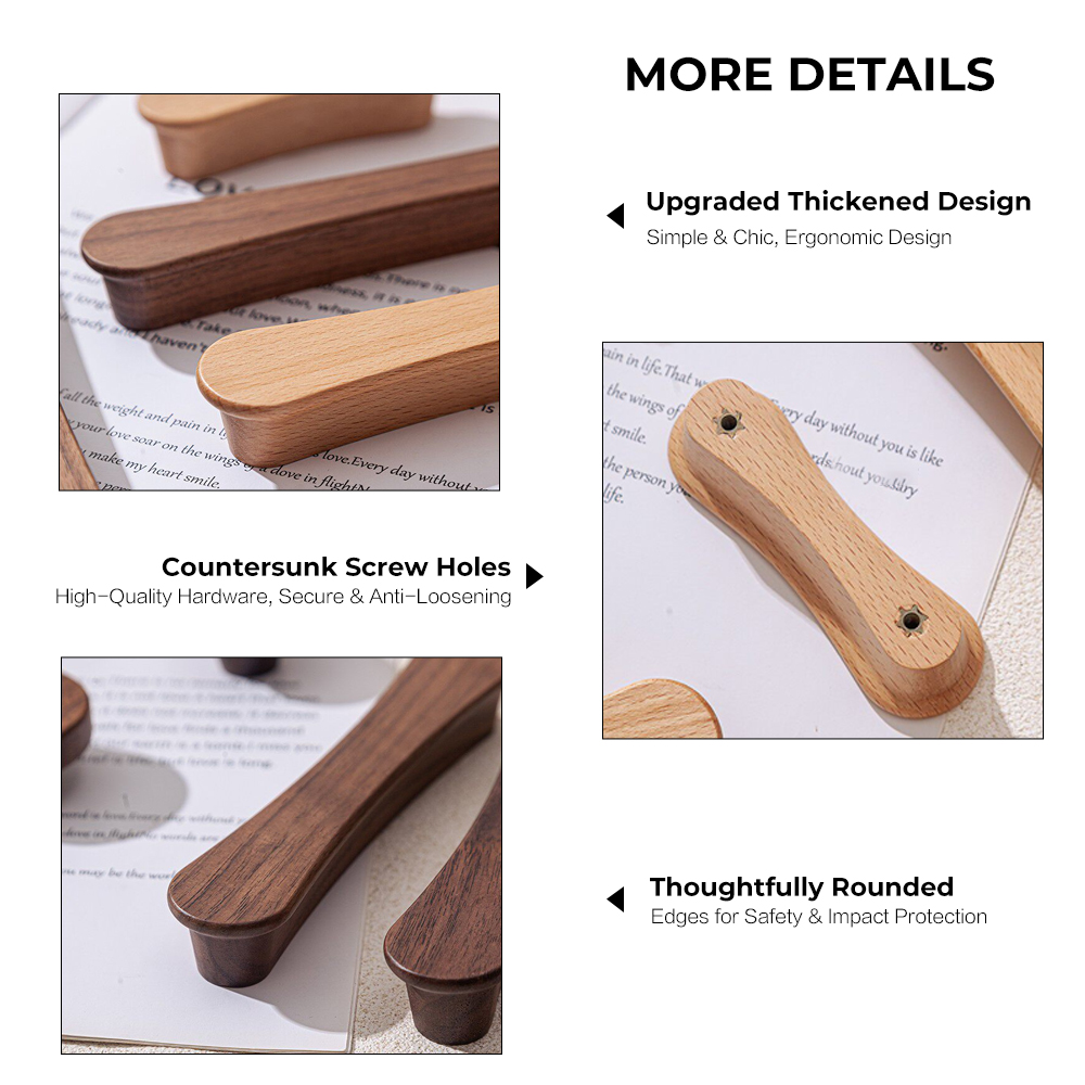 Black Walnut Cabinet Handles W - Furniture Rotating Hardware 评论和价格