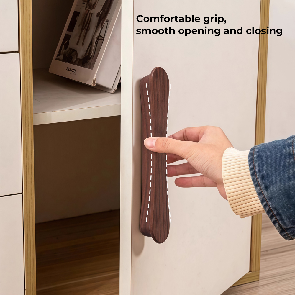 Black Walnut Cabinet Handles W - Furniture Rotating Hardware 评论和价格