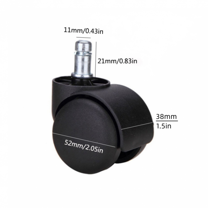 1/2Pcs Chair Wheel Furniture C - Furniture Hardware Replacement 评论和价格