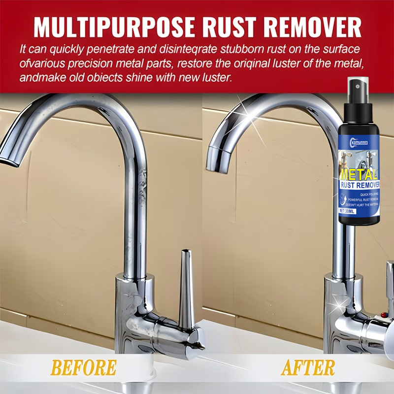 Rust Removal Spray Metal Polis - Furniture Hardware Cleaner 评论和价格