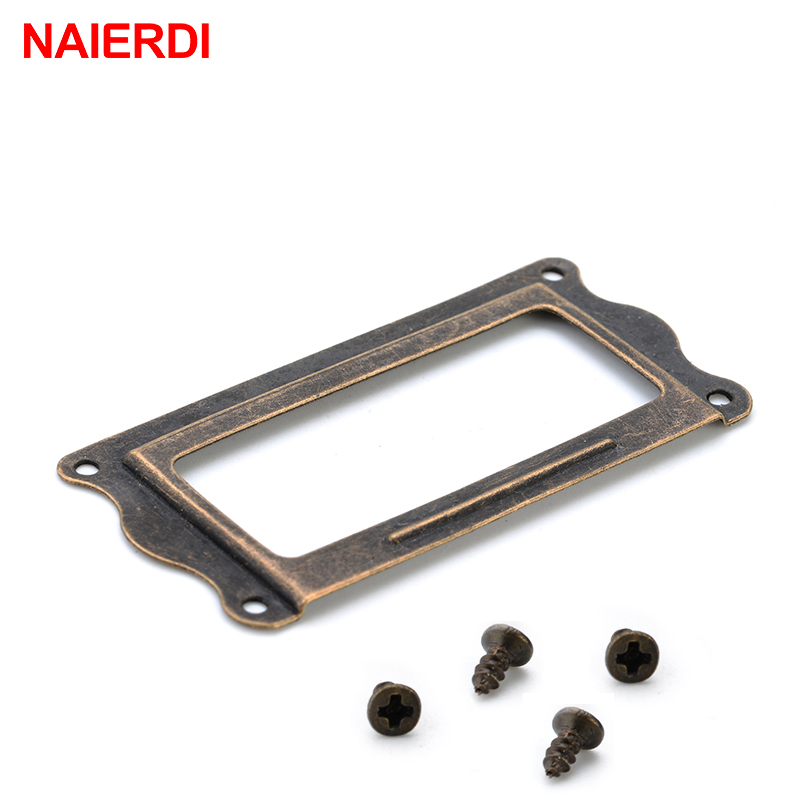 10pcs NAIERDI Antique Brass Ha - Furniture Hardware Names 评论和价格