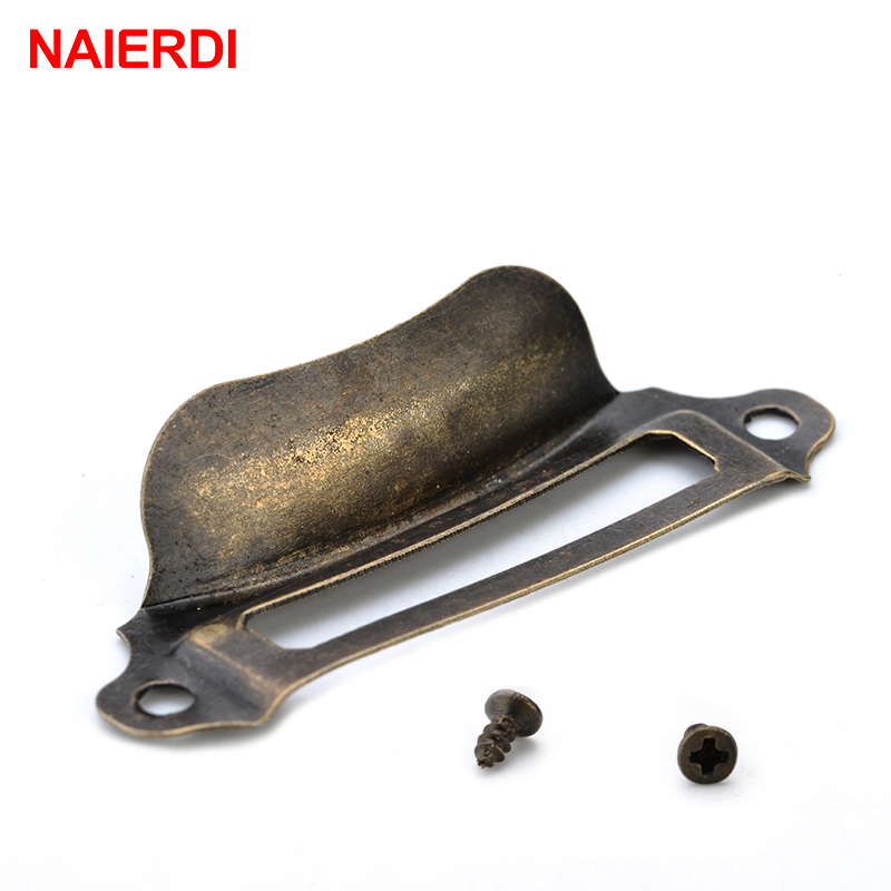 10PCS NAIERDI Antique Box Labe - Furniture Hardware Names 评论和价格
