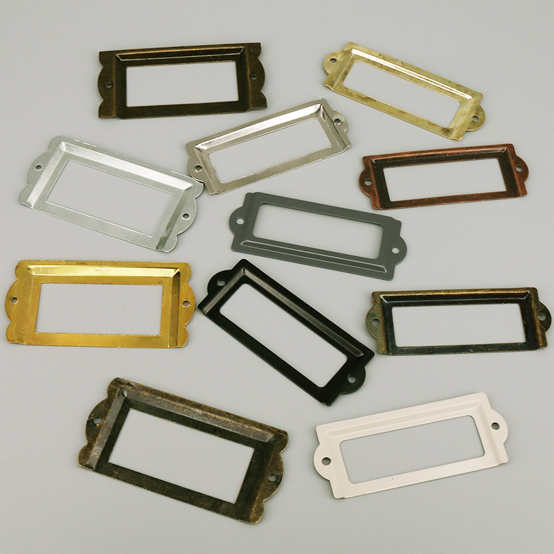 4PCS Antique Iron Tag Label Fr - Furniture Hardware Names 评论和价格