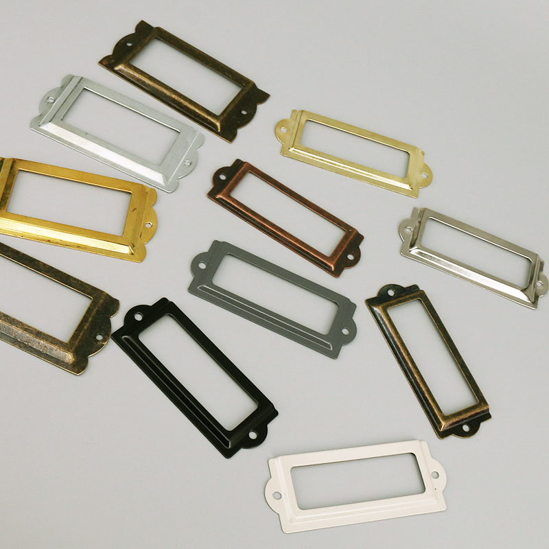 4PCS Antique Iron Tag Label Fr - Furniture Hardware Names 评论和价格