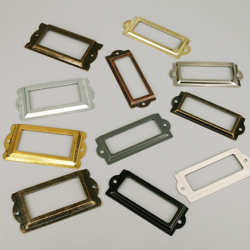 4PCS Antique Iron Tag Label Fr - Furniture Hardware Names 评论和价格