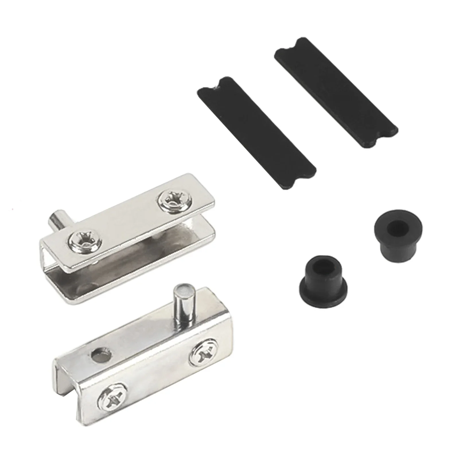 2Pcs Glass Pivot Hinge Rotatio - Furniture Rotating Hardware 评论和价格