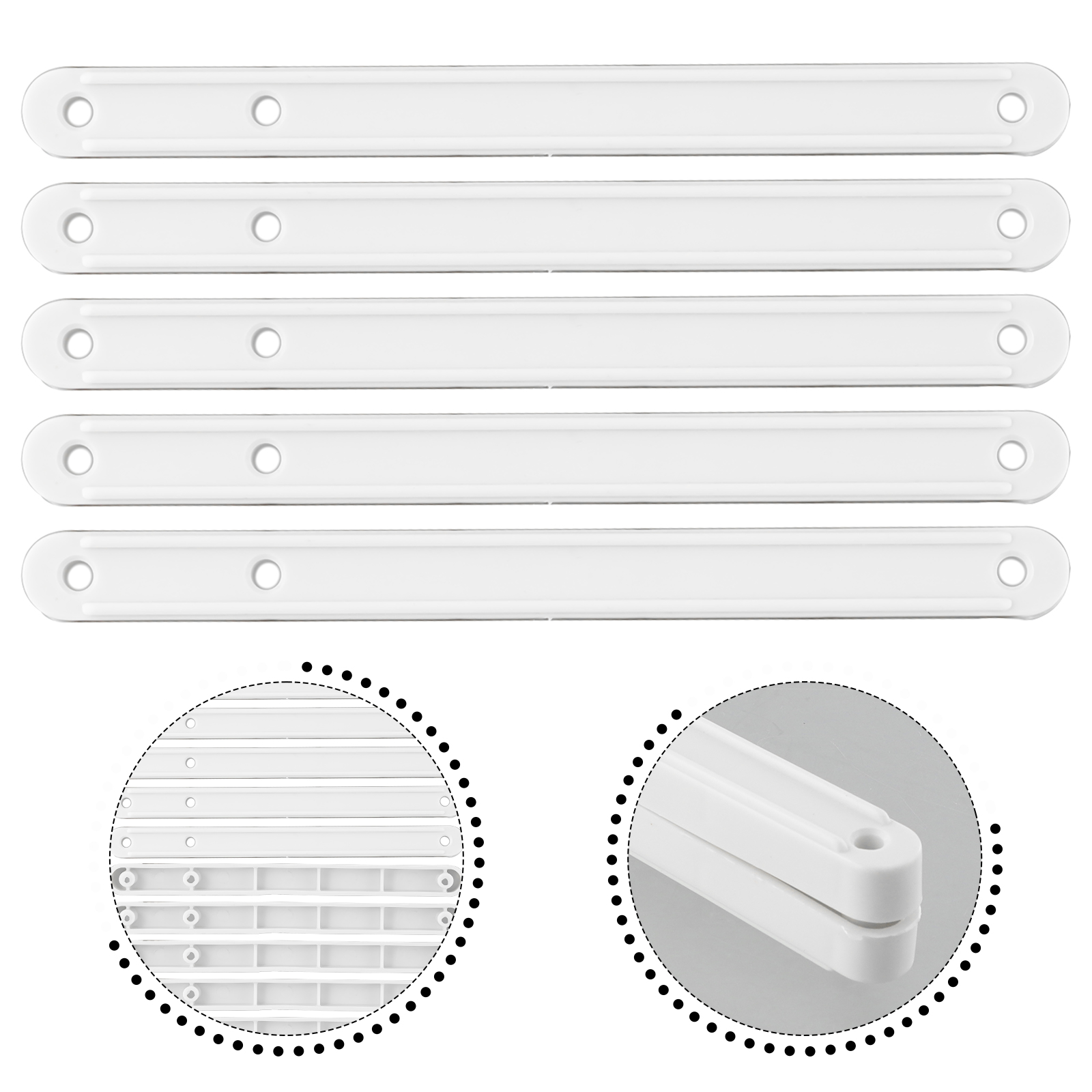 10pcs Draw Rail Plastic Drawer - Furniture Hardware Replacement 评论和价格