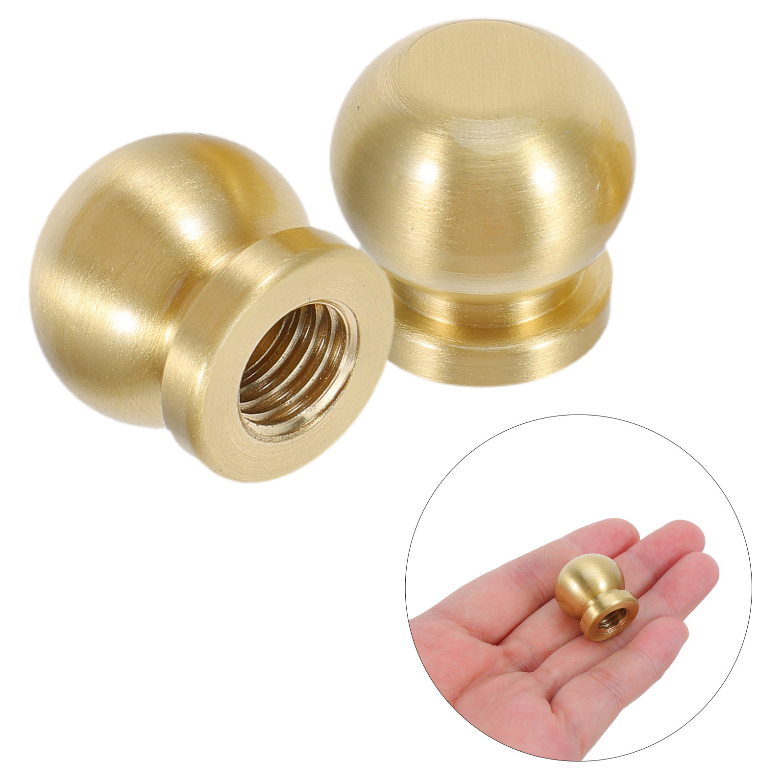 4pcs Brass Wooden Box Feet Bal - Furniture Hardware Replacement 评论和价格