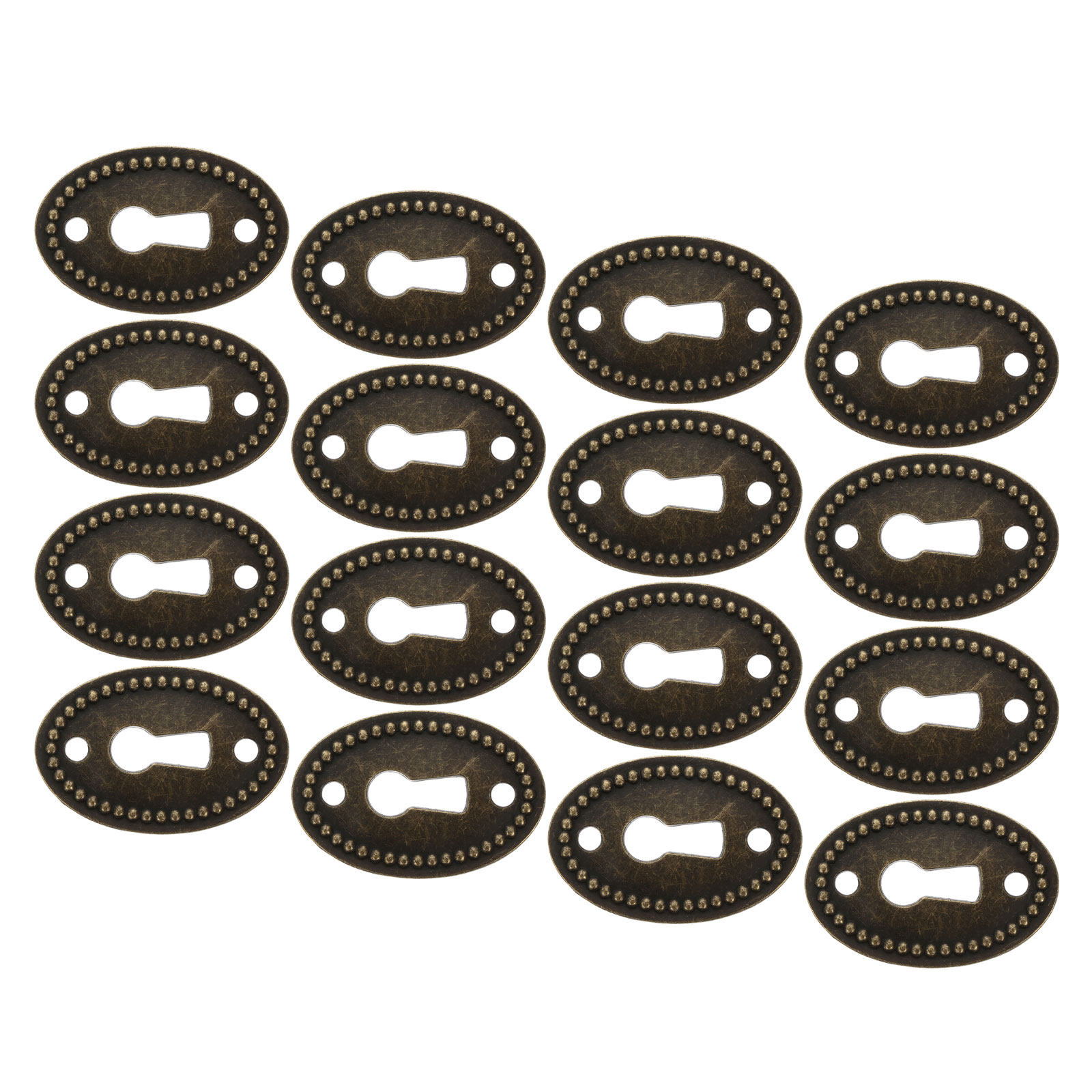 16Pcs Zinc Alloy Vintage Oval  - Furniture Hardware Locks 评论和价格