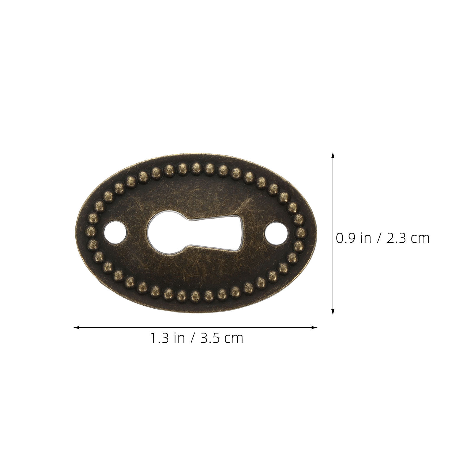 16Pcs Zinc Alloy Vintage Oval  - Furniture Hardware Locks 评论和价格