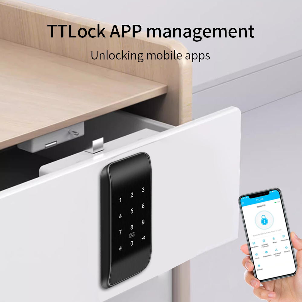 TTLOCK 13.56Mhz Fingerprint Dr - Furniture Hardware Locks 评论和价格