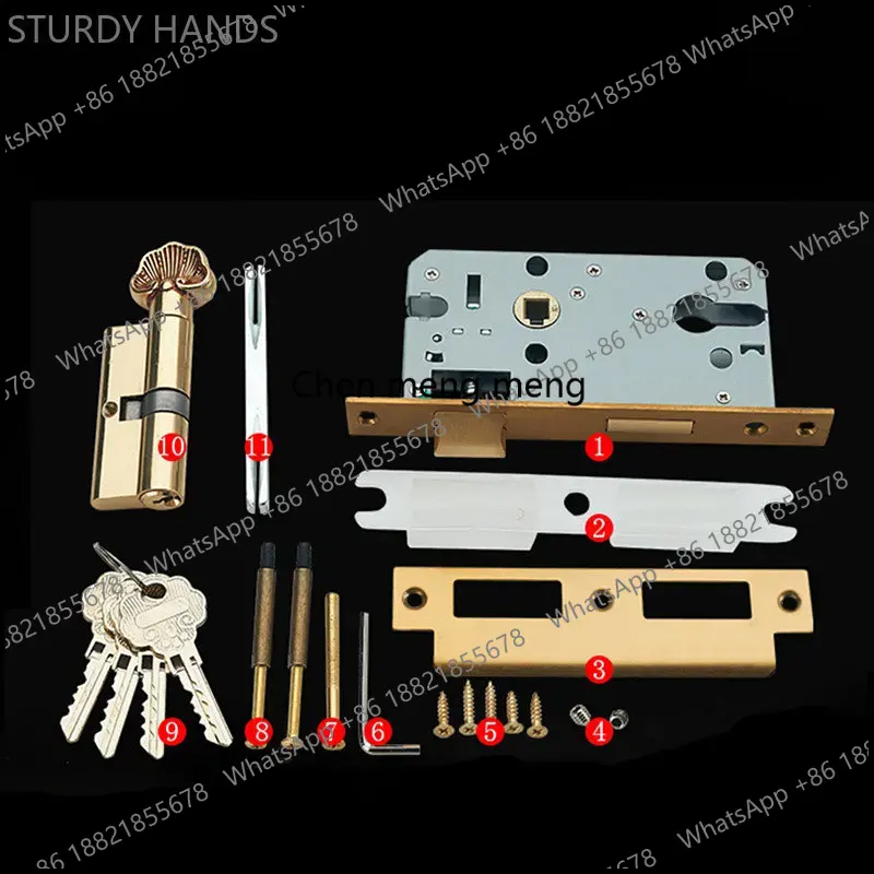 High Grade Pure Copper Door Lo - Furniture Grade Hardware 评论和价格