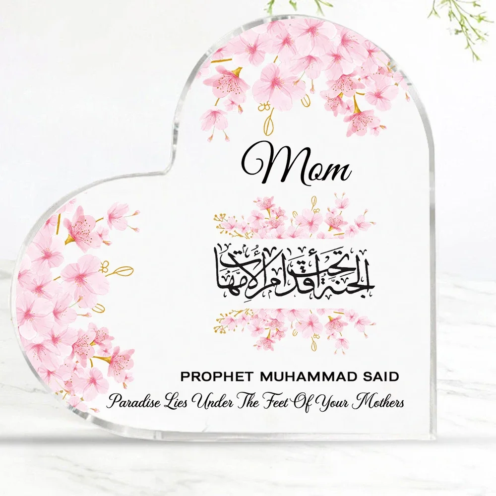 Heart Acrylic Desk Plaque Mom  - Furniture Paradise & Hardware Ghaziabad Reviews 评论和价格