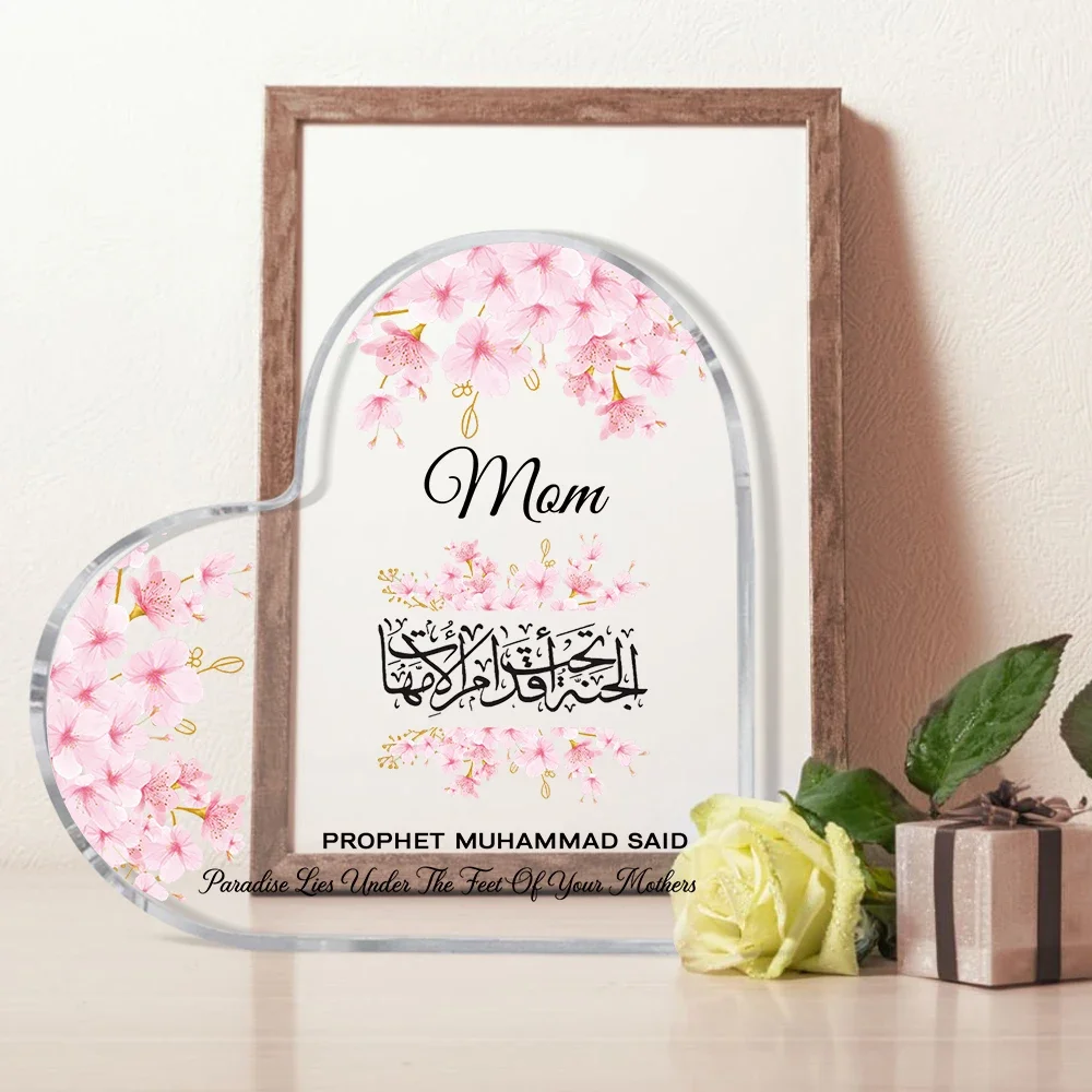 Heart Acrylic Desk Plaque Mom  - Furniture Paradise & Hardware Ghaziabad Reviews 评论和价格