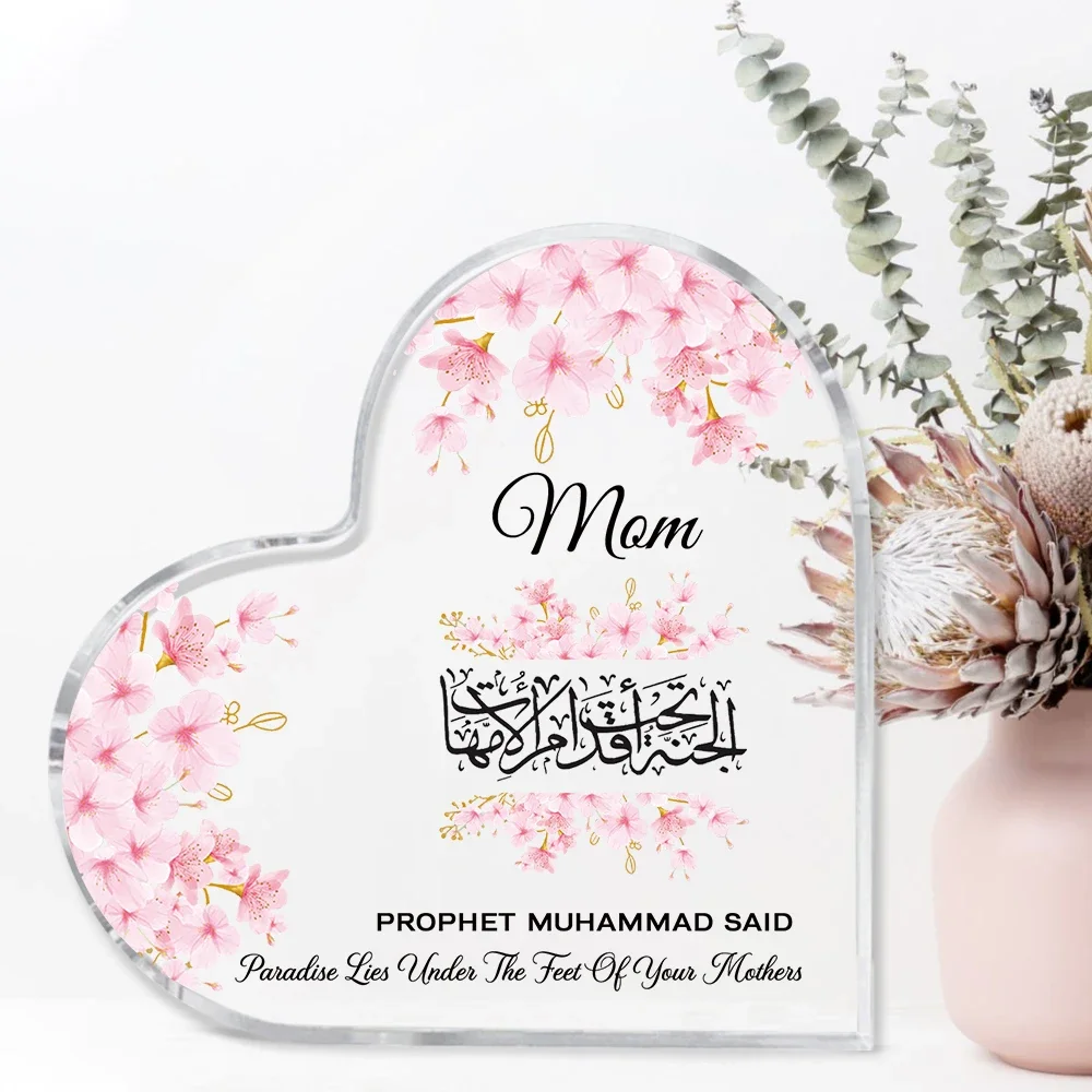 Heart Acrylic Desk Plaque Mom  - Furniture Paradise & Hardware Ghaziabad Reviews 评论和价格