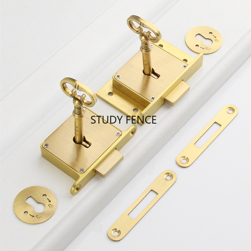1PC Antique Metal Drawer Lock  - Furniture Hardware Locks 评论和价格