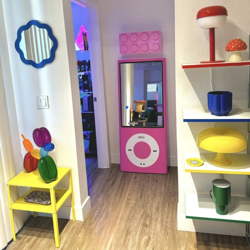 Retro Full-length Mirror Full- - Furniture For Hardware Shop 评论和价格