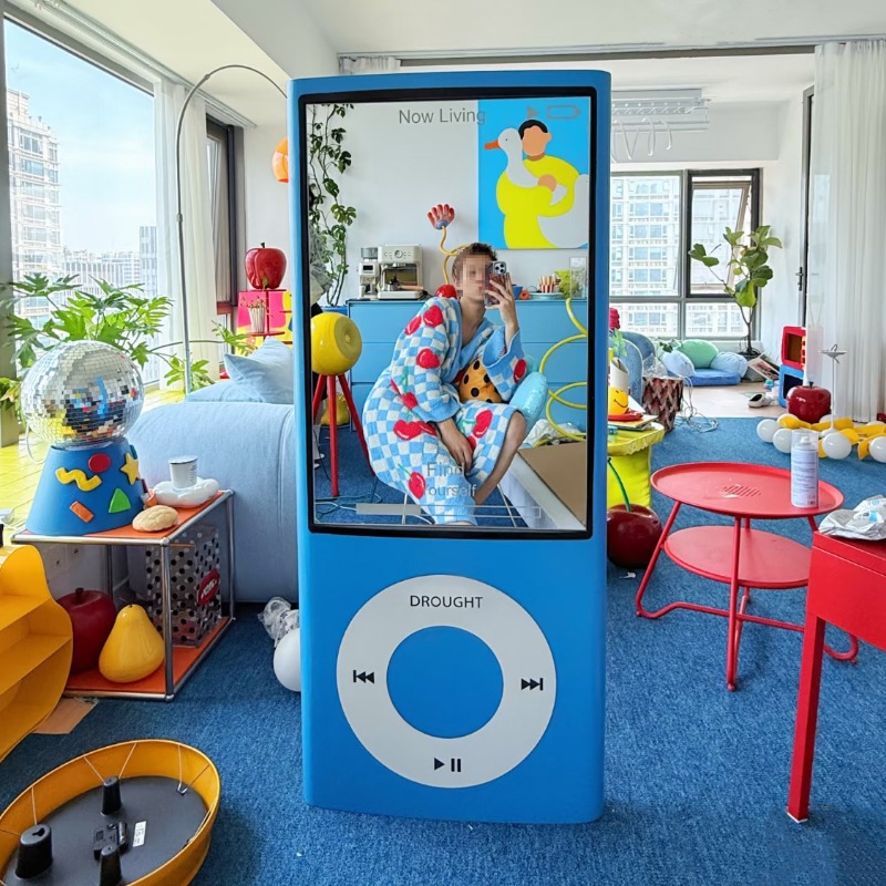 Retro Full-length Mirror Full- - Furniture For Hardware Shop 评论和价格