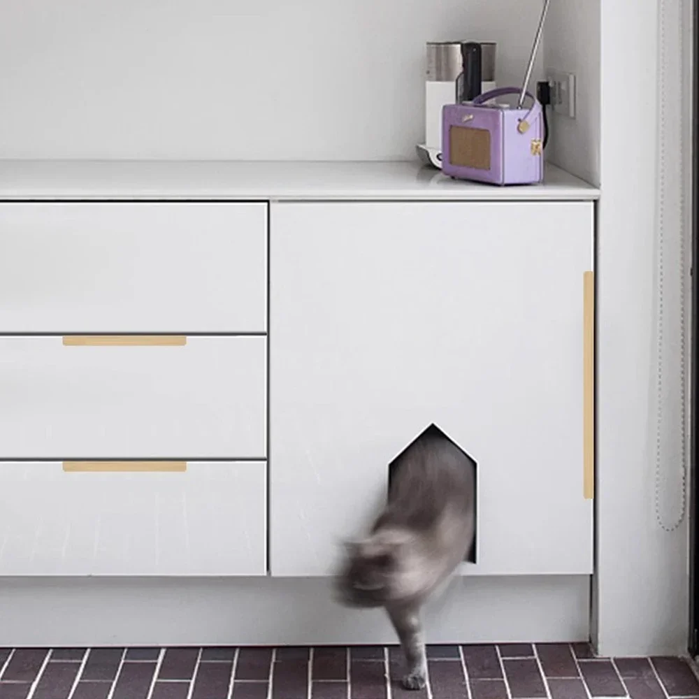 Hidden Furniture Handles Matte - Furniture Hardware Drawer Pulls 评论和价格