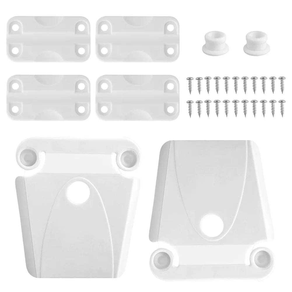 4Pack Hinges And 2 Latches Rep - Furniture Hardware Replacement 评论和价格
