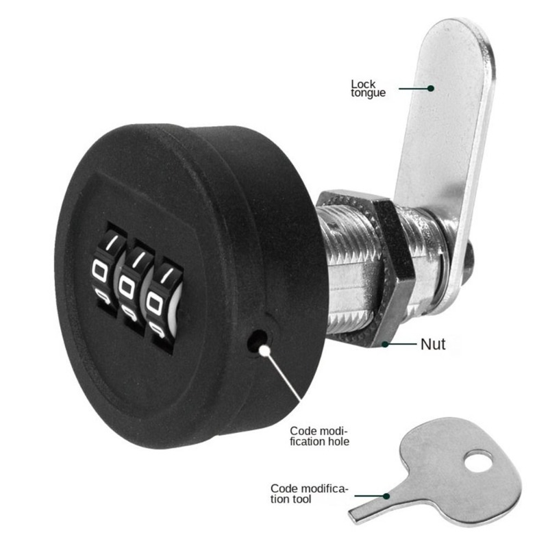 Drawer Password Lock 20/30mm T - Furniture Hardware Locks 评论和价格