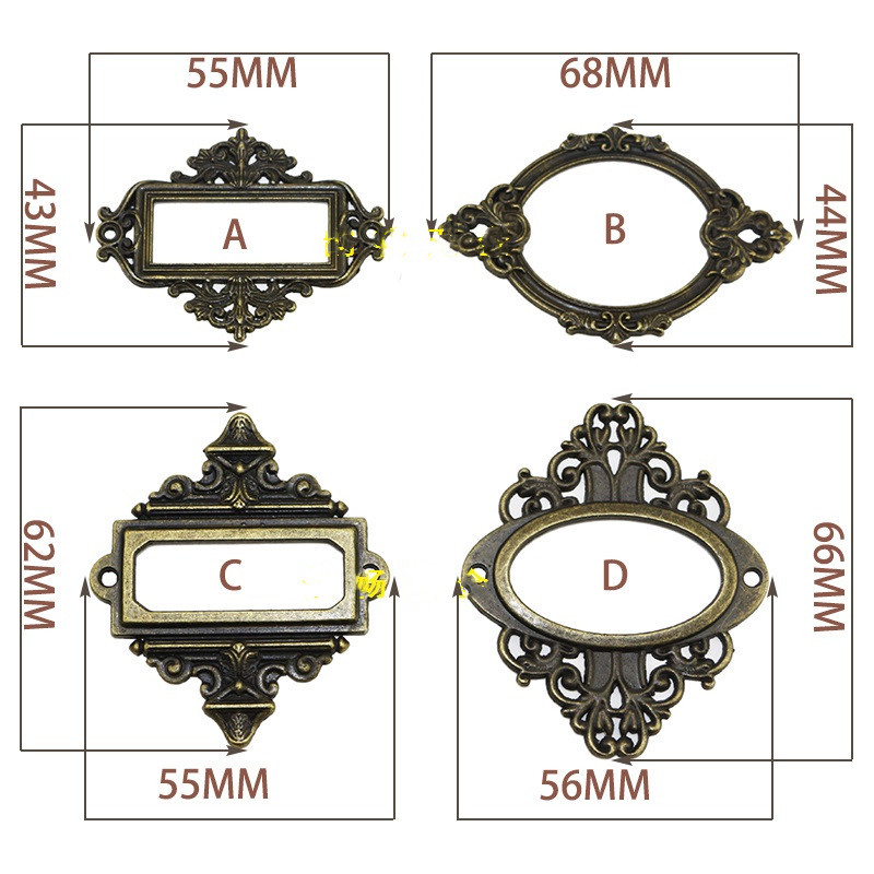 3pcs Antique Carved Accessorie - Furniture Hardware Names 评论和价格